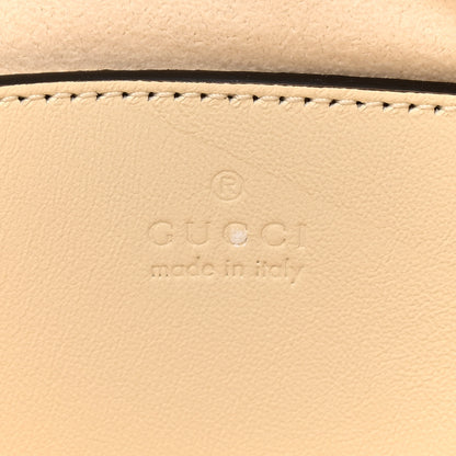 Gucci Calfskin Matelasse GG Marmont Half Moon Hobo White 6 of 10