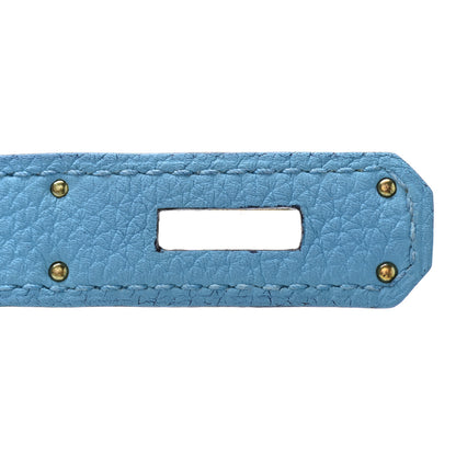 Hermes Togo Birkin 30 Blue Du Nord 24 of 31