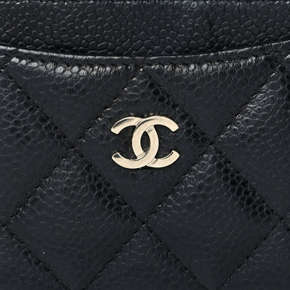 Chanel Caviar Quilted Card Holder Black 9 of 9