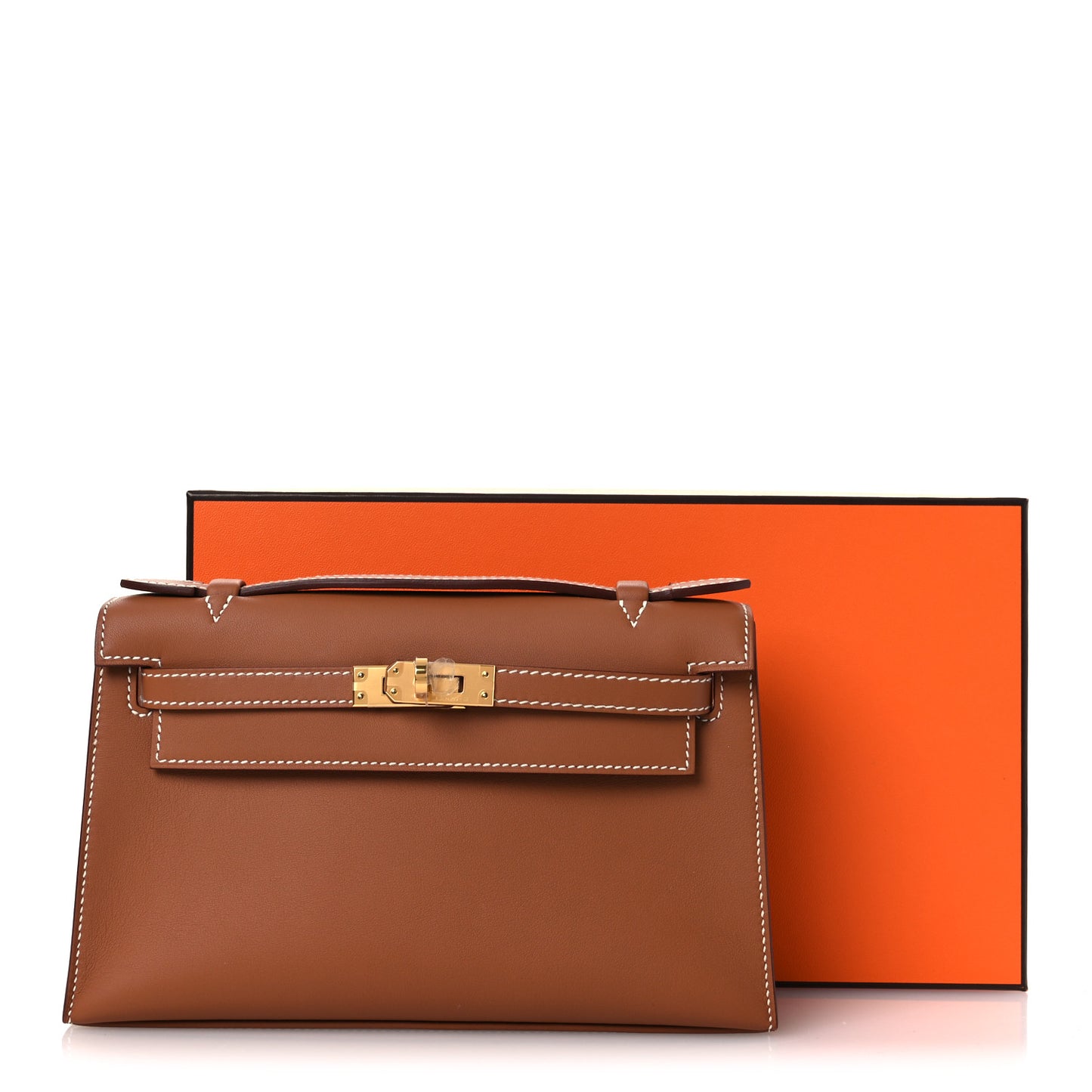 Swift Kelly Pochette Clutch Gold