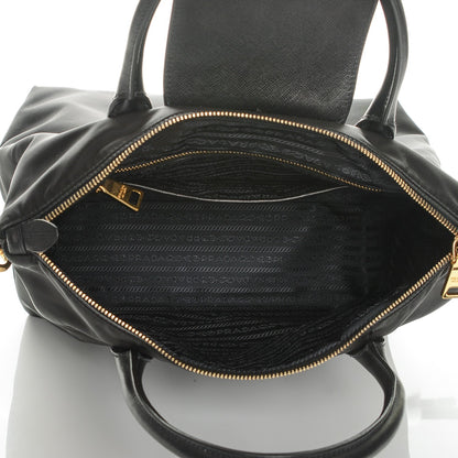 Prada Saffiano Tessuto Nylon Tote Nero Black 5 of 6