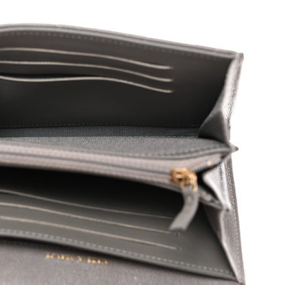 Chanel Caviar Quilted Medium Boy Flap Wallet Grey 5 of 9
