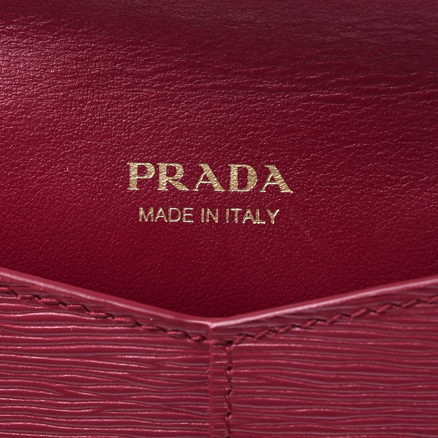 Prada Vitello Move Envelope Wallet Ibisco 6 of 8