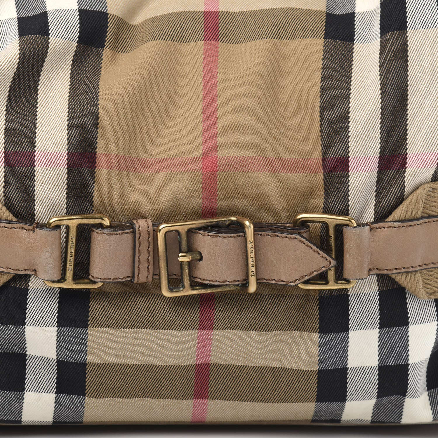 Burberry House Check Sheldon Tote Tan 11 of 13