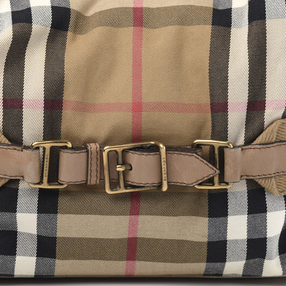 Burberry House Check Sheldon Tote Tan 11 of 13