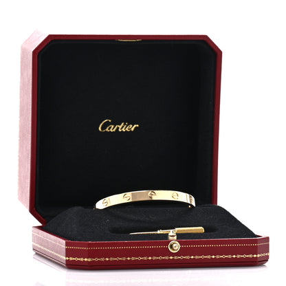 Cartier 18K Yellow Gold LOVE Bracelet 17 7 of 7