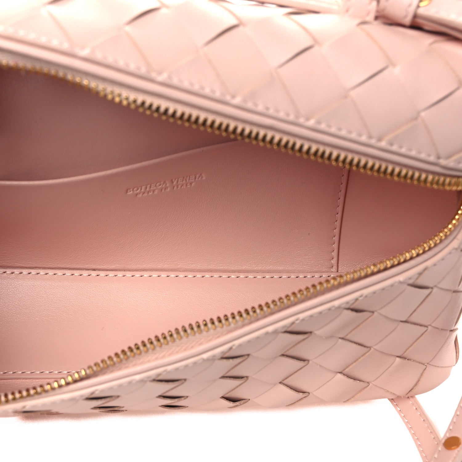 Bottega Veneta Calfskin Intrecciato Bang Bang Vanity Case Cameo