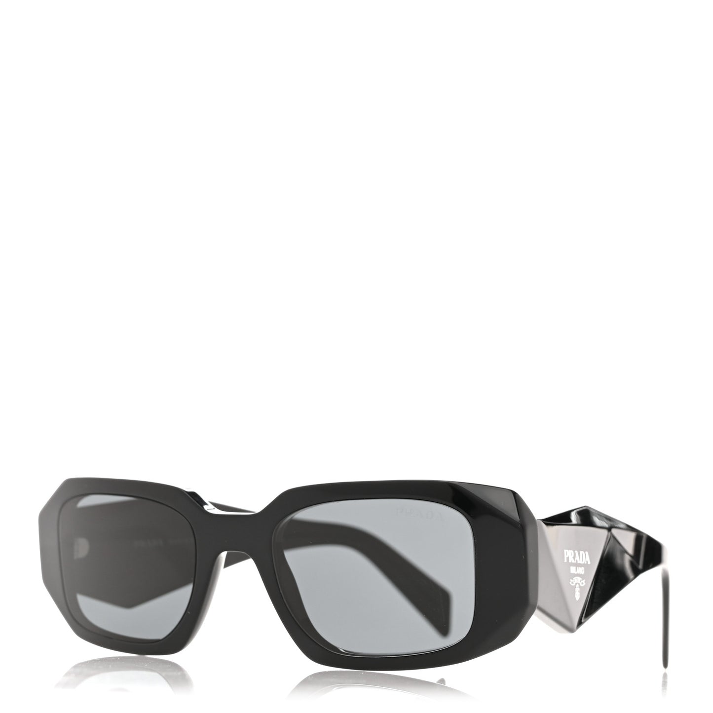Acetate Symbole Sunglasses SPR 17W Black
