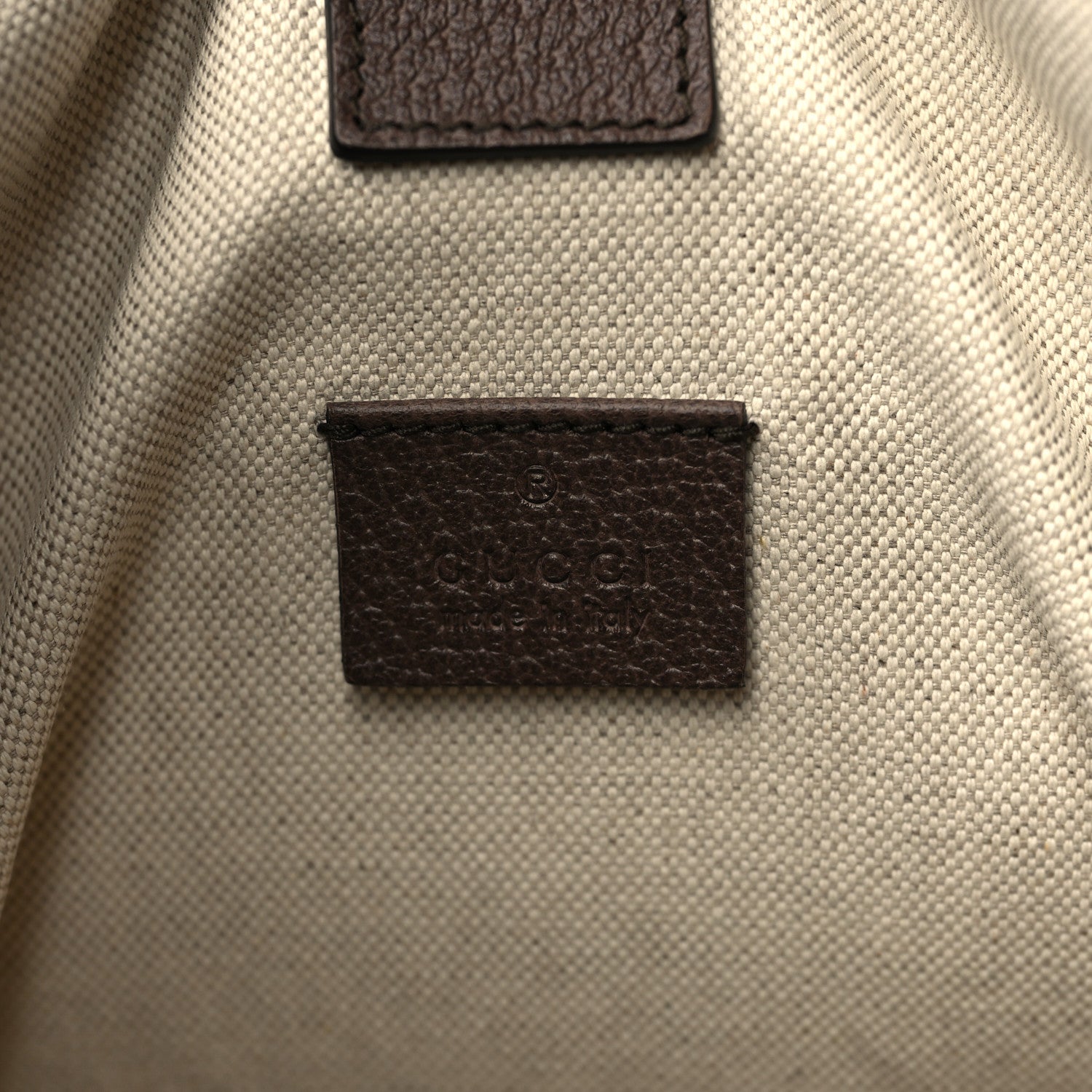 Gucci Soft GG Supreme Monogram Neo Vintage Double Buckle Backpack Beige New Acero Crop 6 of 6
