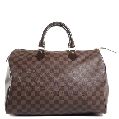 Louis Vuitton Damier Ebene Speedy 35 1 of 7