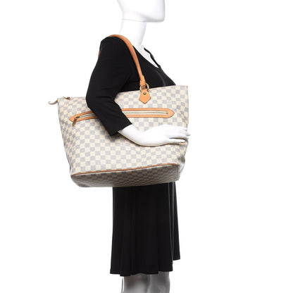 Louis Vuitton Damier Azur Saleya GM 2 of 17