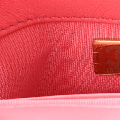 Chanel Lambskin Quilted Mini Funky Town Flap Pink 7 of 10
