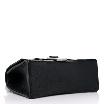 Balenciaga Grained Calfskin Hourglass Top Handle Bag XS Black 4 of 18