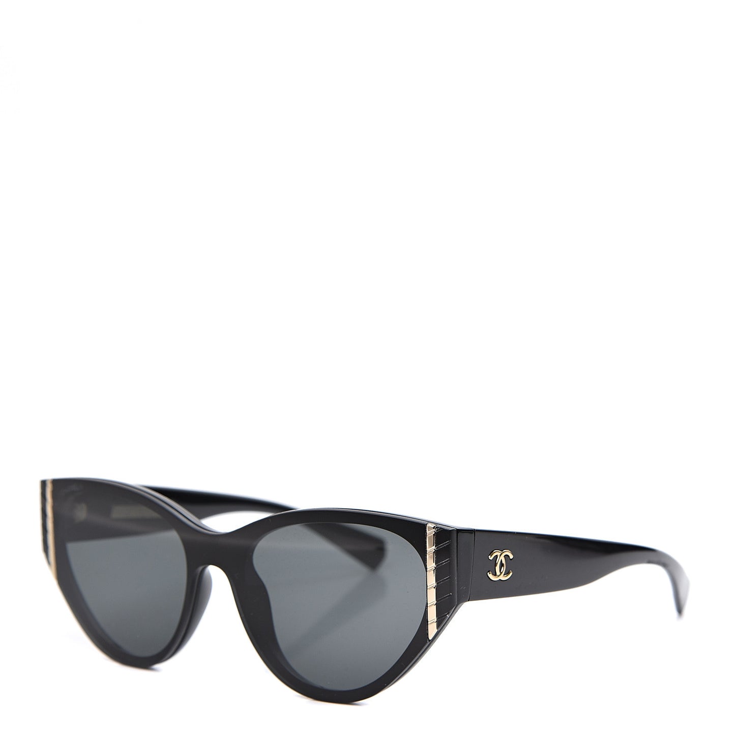 Acetate Cat Eye Sunglasses 6054 Black