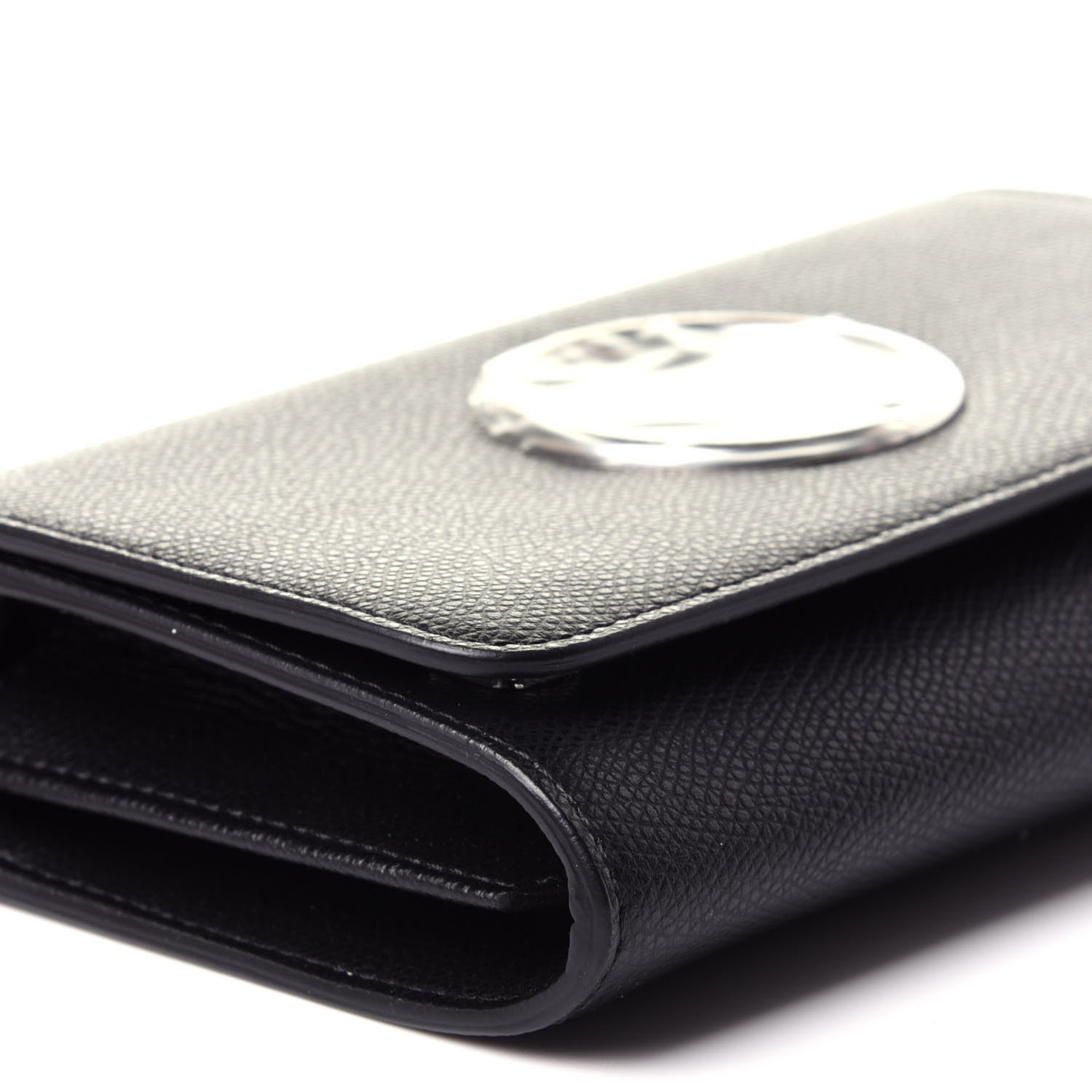 Fendi Vitello Cruise F is Fendi Wallet on Chain Black 9 of 12