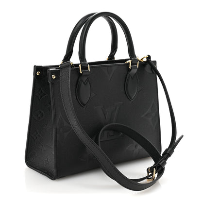 Louis Vuitton Empreinte Monogram Giant Onthego PM Black 3 of 10
