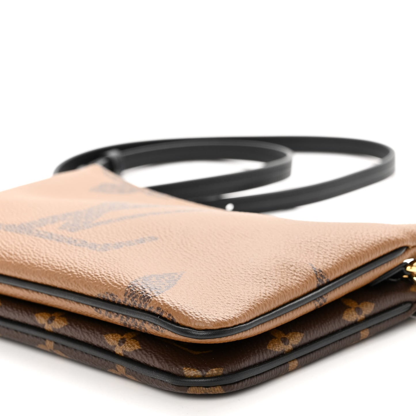 Reverse Monogram Giant Double Zip Pochette