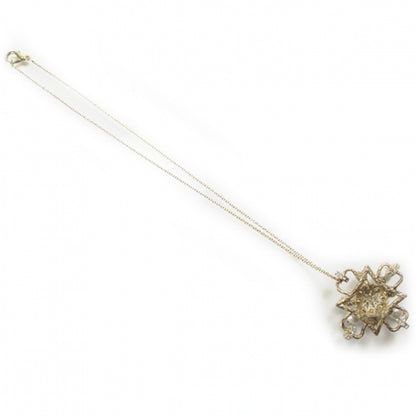 Chanel Pearl Crystal CC Pendant Necklace Gold 3 of 4