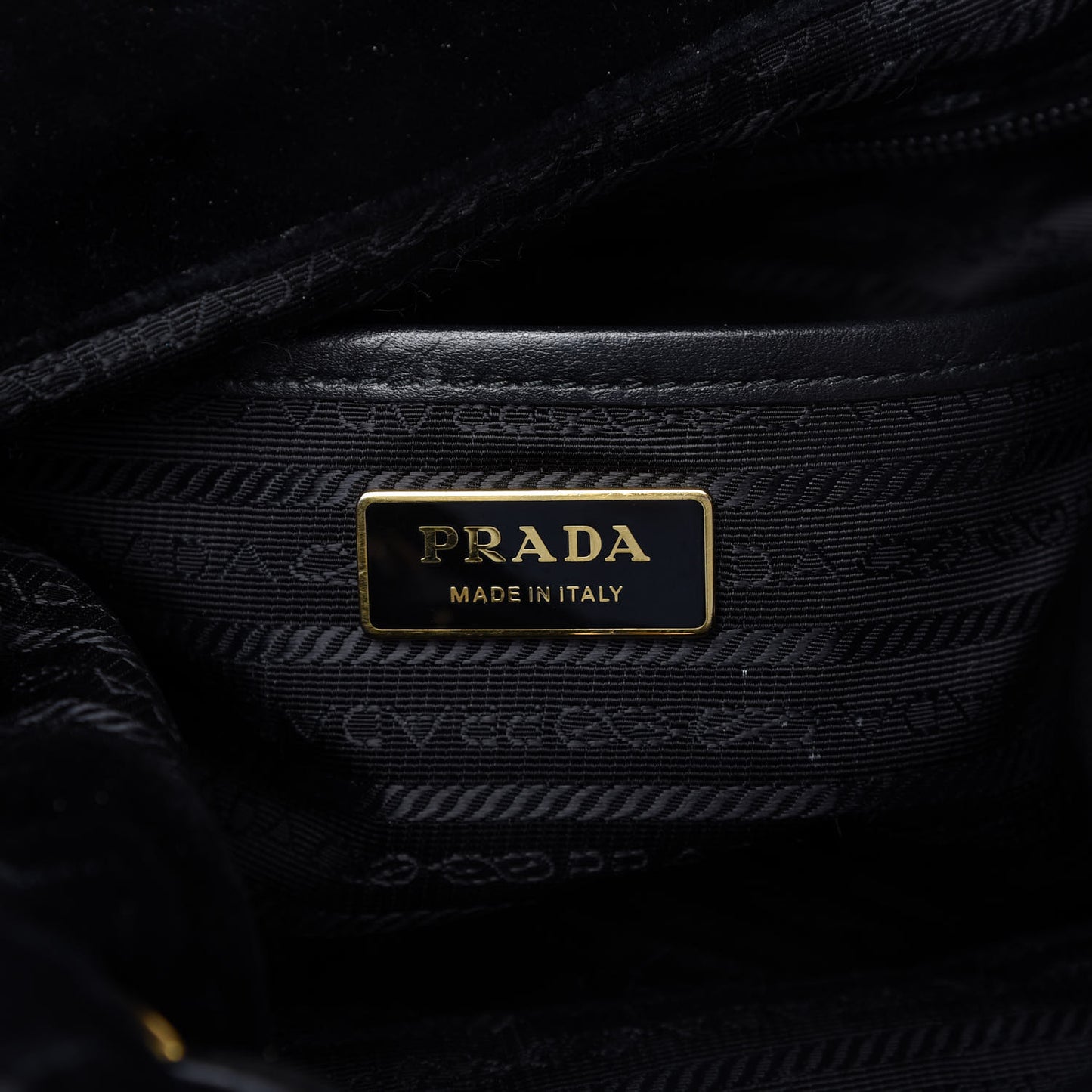 Velluto Velvet Impunture Corsaire Backpack Black