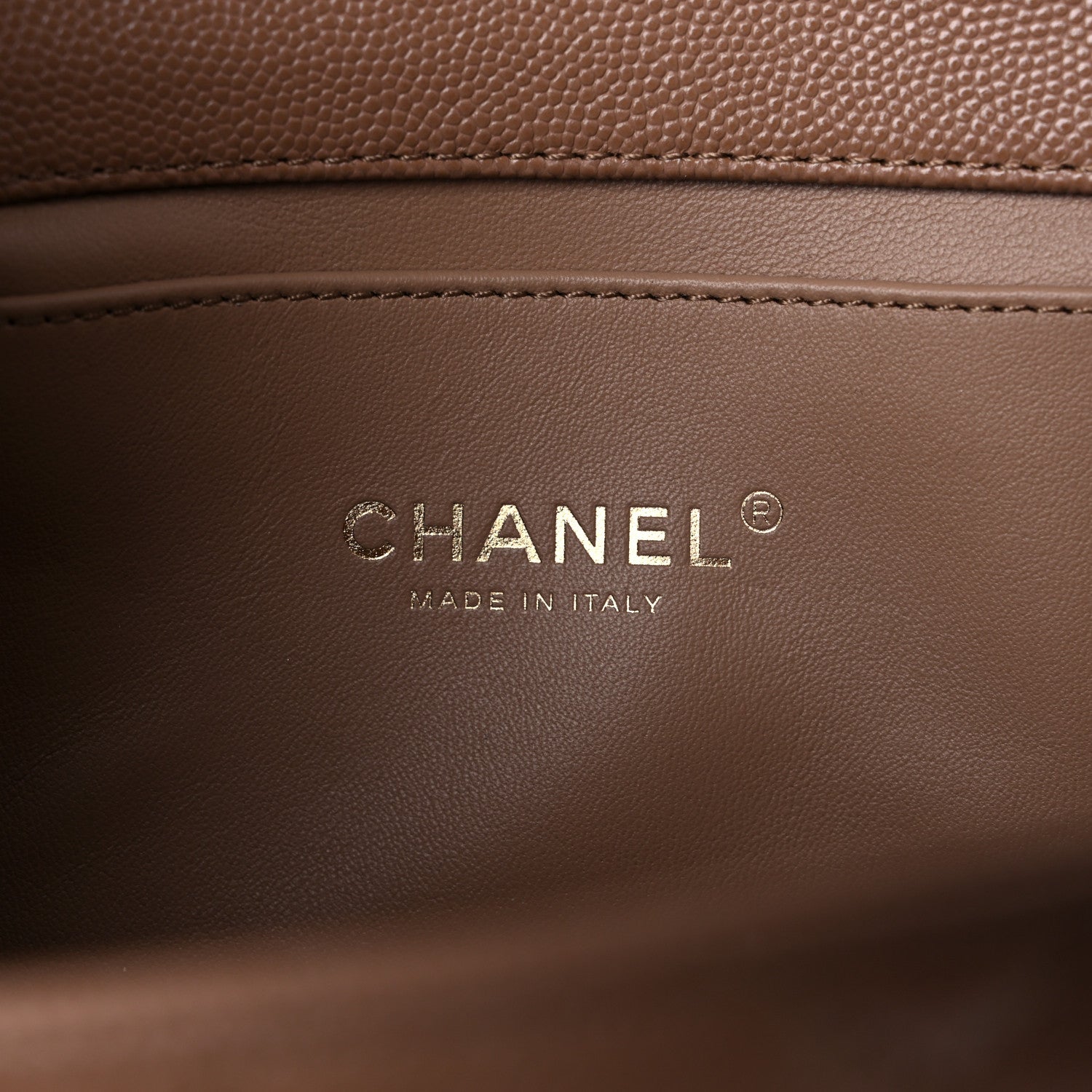 Chanel Caviar Quilted Mini Coco First Flap Beige 6 of 11