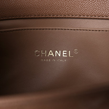 Chanel Caviar Quilted Mini Coco First Flap Beige 6 of 11