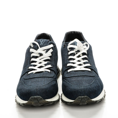 Louis Vuitton Denim Run Away Sneakers 12 Marine 2 of 7