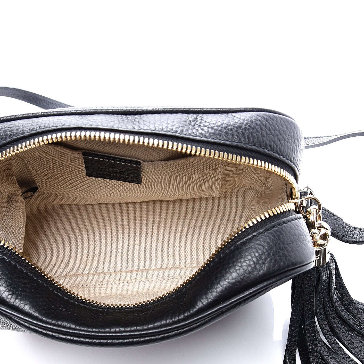 Gucci Pebbled Calfskin Small Soho Disco Bag Black 4 of 11