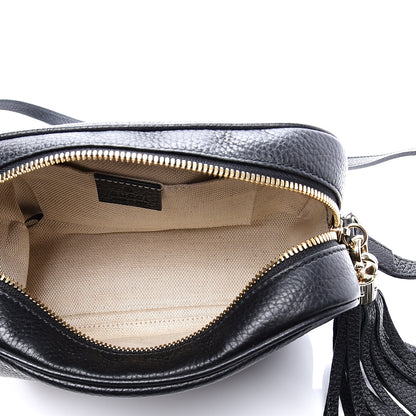 Gucci Pebbled Calfskin Small Soho Disco Bag Black 4 of 11