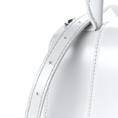 Balenciaga Shiny Box Calfskin Small Hourglass Top Handle Bag White 17 of 20