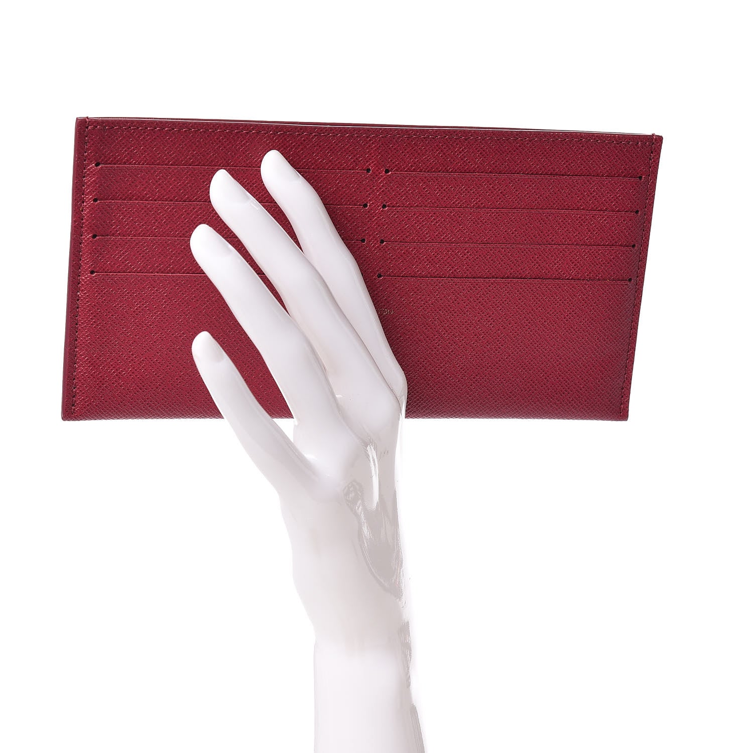 Louis Vuitton Calfskin Felicie Card Holder Insert Fuchsia 2 of 6