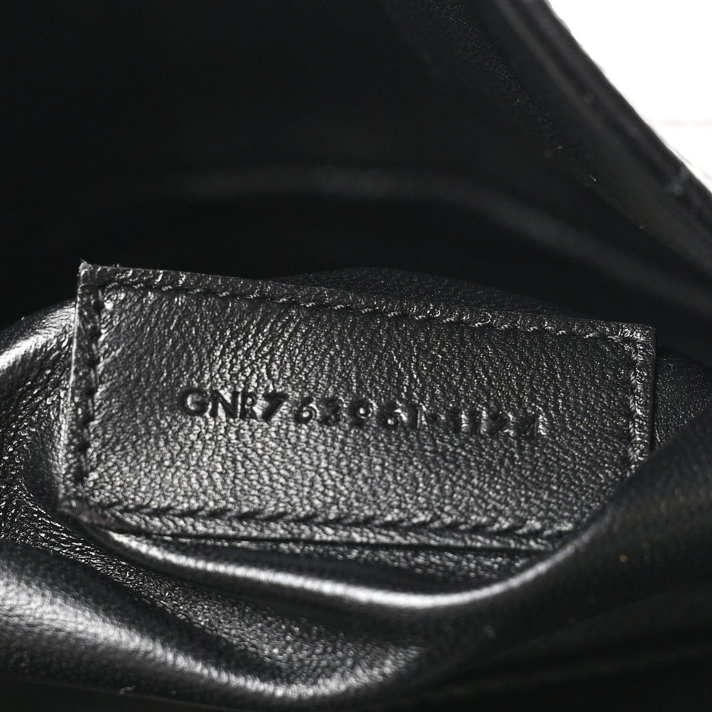 Lambskin Gabby Mini Bucket Bag Black