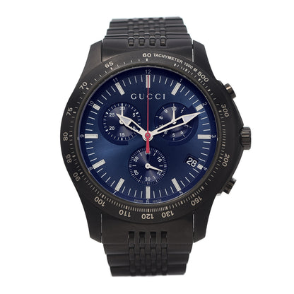 Gucci PVD Stainless Steel 44mm G-Timeless Chronograph Quartz Watch Blue 1 of 6