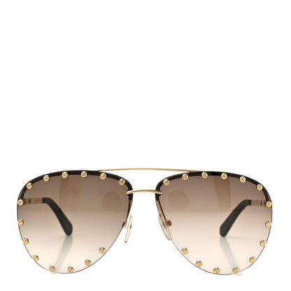 Louis Vuitton The Party Aviator Gradient Sunglasses Z0926U Brown 2 of 7