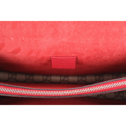 Gucci GG Supreme Monogram Small Dionysus Shoulder Bag Red 5 of 9