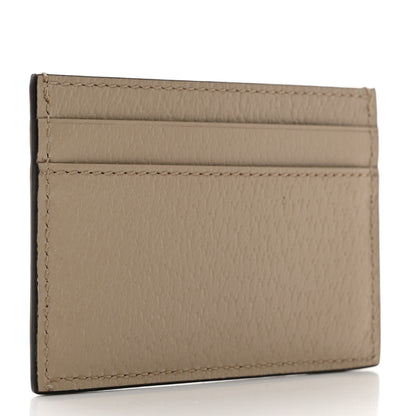 Gucci Textured Dollar Calfskin Horsebit 1955 Card Holder Beige 3 of 8