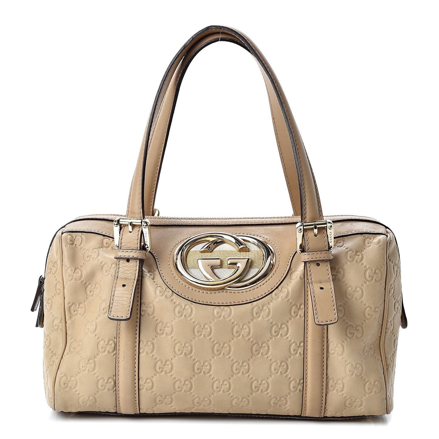 Guccissima Small Britt Boston Beige
