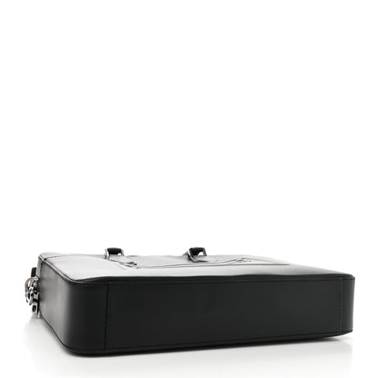 Dolce & Gabbana Calfskin Embossed Briefcase Black 4 of 9