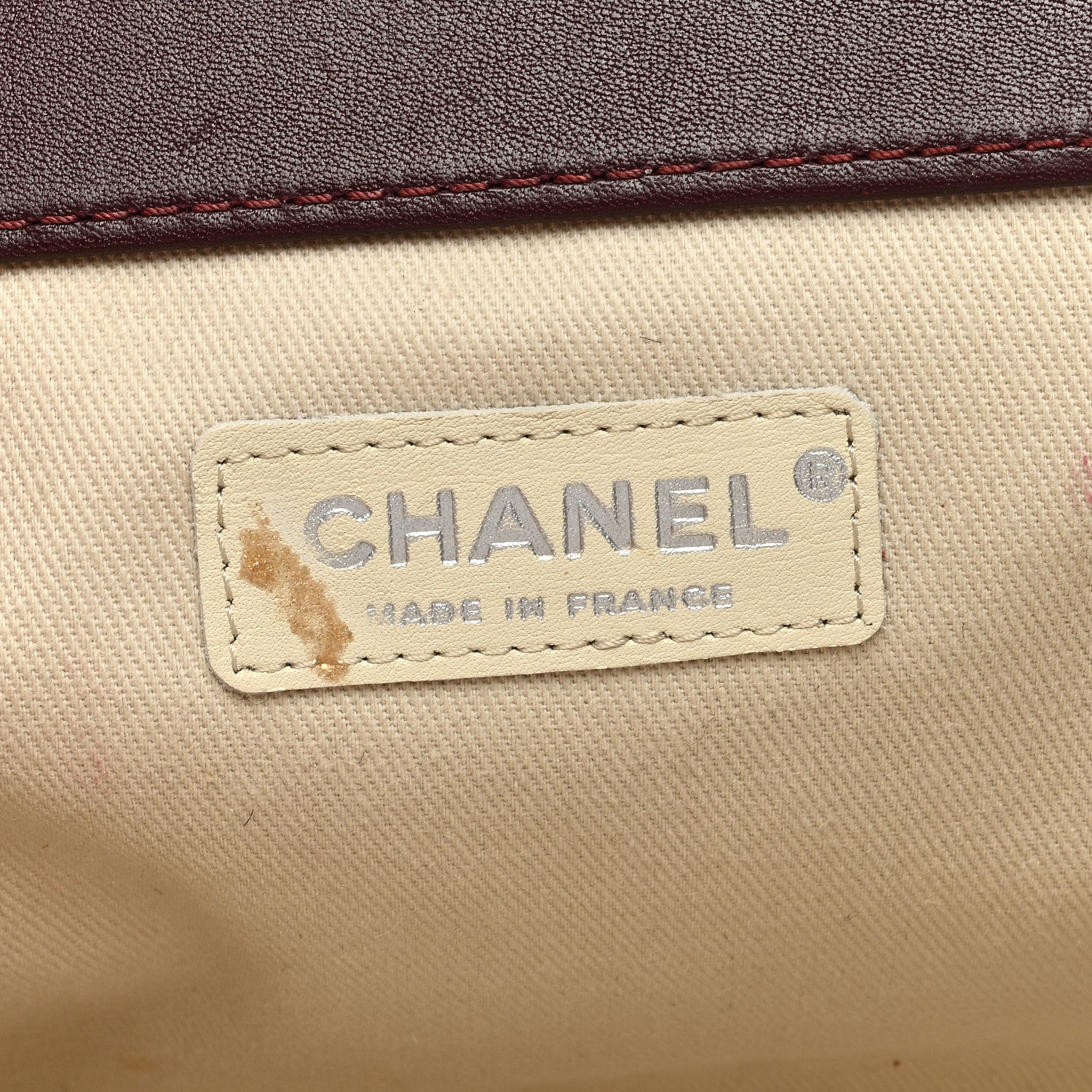 Chanel Patent CC Quilted Timeless Clutch Red 6 of 9