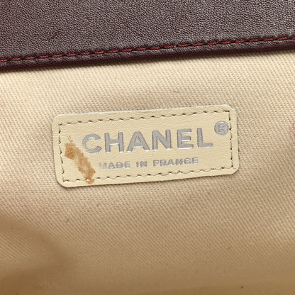 Chanel Patent CC Quilted Timeless Clutch Red 6 of 9