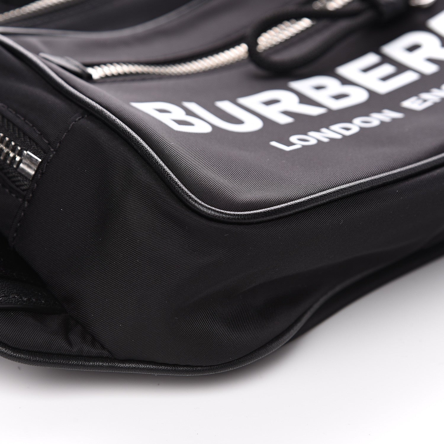 Burberry Econyl Logo Print Bum Bag Black 8 of 9