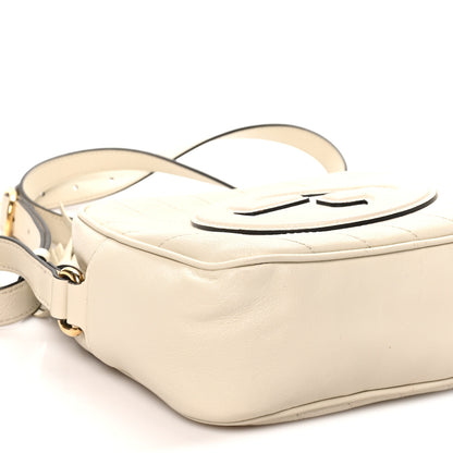 Gucci Sakai Be Green Calfskin Diagonal Stitched Small Blondie Shoulder Bag Mystic White 8 of 9