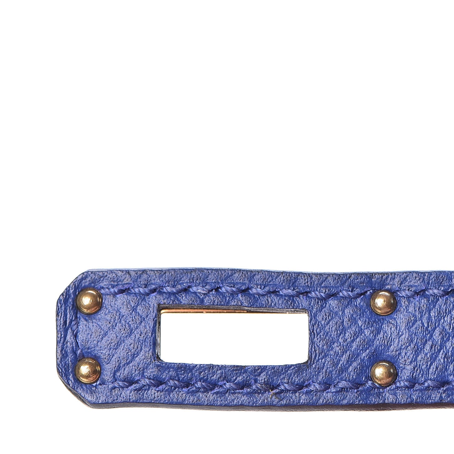 Epsom Mini Kelly Sellier 20 Bleu Electrique