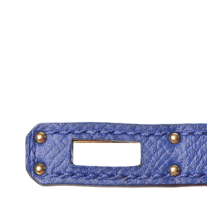 Hermes Epsom Mini Kelly Sellier 20 Bleu Electrique 24 of 35