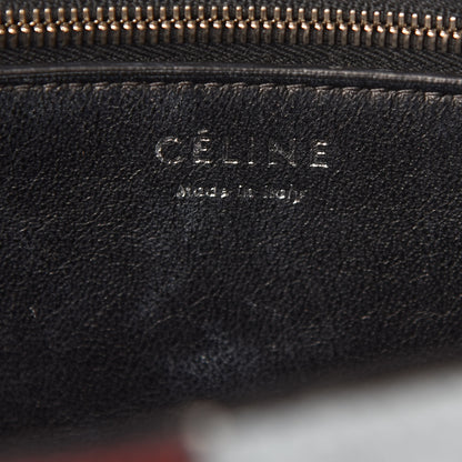 Celine Calfskin Pony Hair Medium Tri-Color Diamond Shoulder Bag Blush 5 of 10