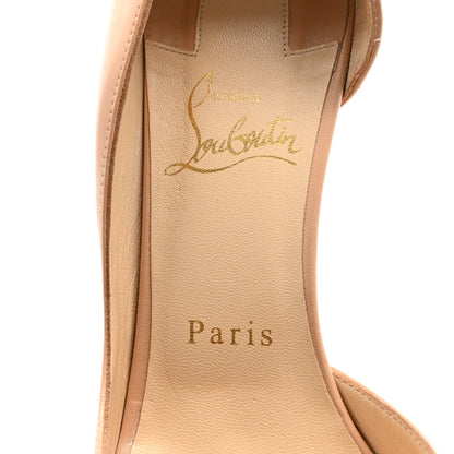 Christian Louboutin Nappa Farfaclou Spike 85 Pumps 37.5 Nude 6 of 11