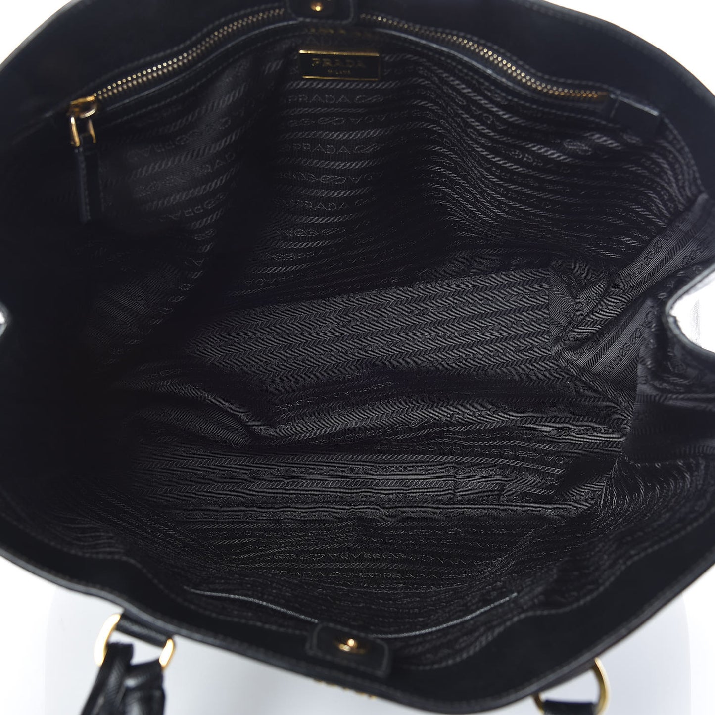 Saffiano Lux Large Tote Black