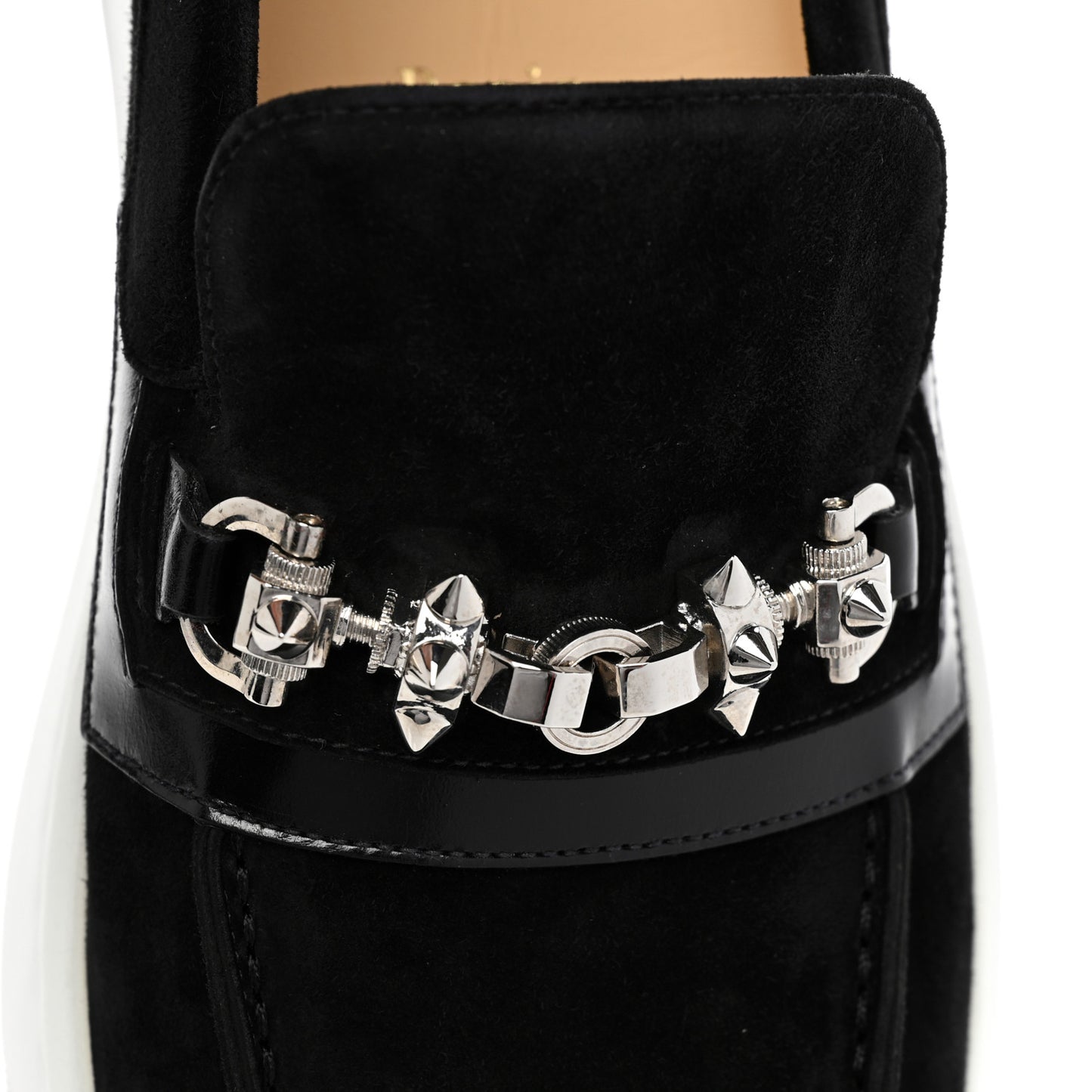 Veau Velours Metallur Sneakers 43 Black Silver