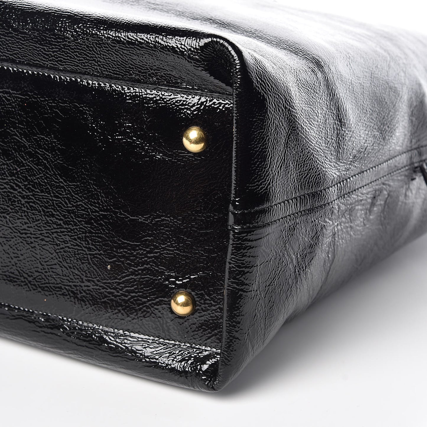 Patent Large Neo Double Reversible Tote Black