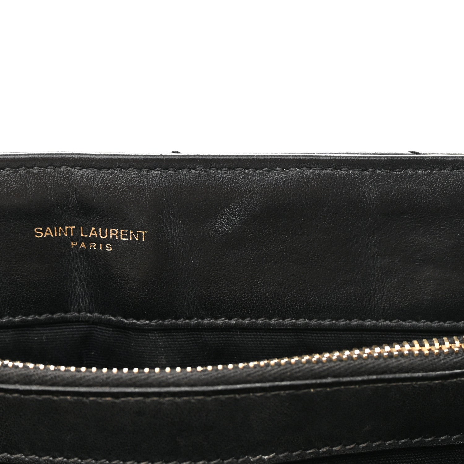 Saint Laurent Calfskin Y Quilted Monogram Medium Loulou Chain Satchel Black 11 of 21