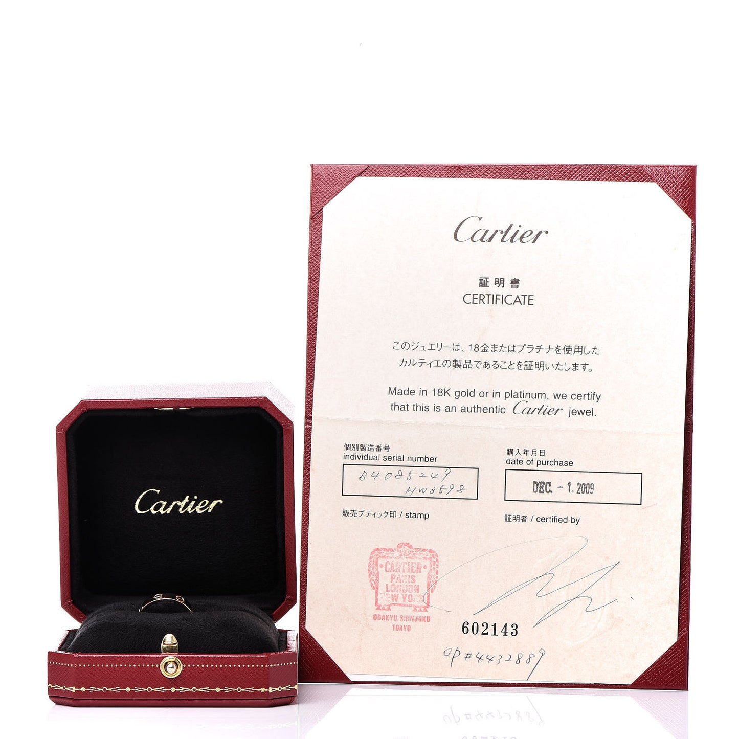 18K Pink Gold 3.5mm LOVE Wedding Band Ring 49 4.75